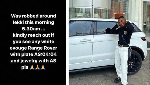 Actor Alesh Loses and Recovers His Range Rover in Lekki Within a Day